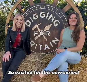 What a week! I’ve seen some extraordinary archaeological finds and caught up with old friends - and made some new ones. Great to have the awesome Rosanna Price from @cotswoldarch joining the team this year! Watch out for series 13 in the New Year… | Alice Roberts