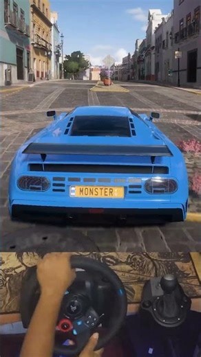 Driving a Bugatti in the City Feels INSANE 😳 | FH5 G29