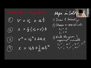 Kinematics in One Dimension - Kinematics Equations (2)