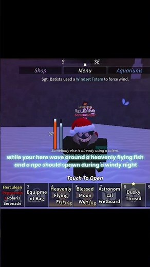 astraeus serenade full guide // Fisch // #fisch #roblox #robloxmemes #bloxfruits #memes #trending