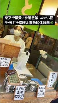 柴又帝釈天でお参り⛩✨参道グルメを堪能しつつ、御朱印📖もGET！下町の魅力を全部楽しめる休日旅🍡🍤