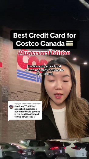 Replying to @Noah Webb Best credit card to use at Costco Canada 🇨🇦💳 Mastercard is the only credit card accepted at Costco—opposite to the US! Amex is not accepted either. Screenshot the list of credit cards in the video! #bestcreditcards #creditcardtips #creditcardcanada #canadabanking #costcotiktok #canadianshopping #creditcardhacks #costcomusthaves #bestcreditcards2023 #greenscreenvideo