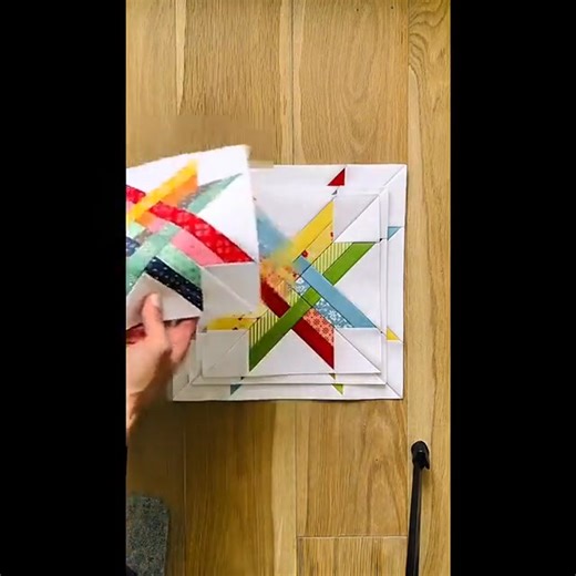 1.9K reactions · 227 shares | Create stunning dimension and texture with my Woven Star Quilt Block Pattern!  ✨ This Foundation Paper Piecing design comes in 6 sizes, making it perfect for quilts, pillows, or wall art. 淋 Foundation Paper Piecing (FPP) technique  Includes 6 block sizes  Instant digital PDF download with full instructions Sew something bold and beautiful today → | Quilt & Loop | Facebook