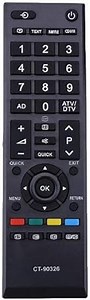 Ersatz Toshiba Fernbedienung CT-90326 kompatibel mit Fernbedienung Toshiba Fernseher für TV