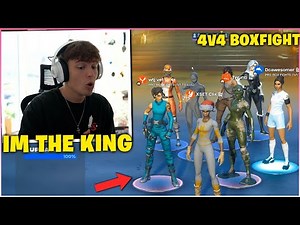 CLIX PROVES He Is STILL THE KING Of BOXFIGHT After EMBARASSING Pros In 4v4 Boxfight WAGER!