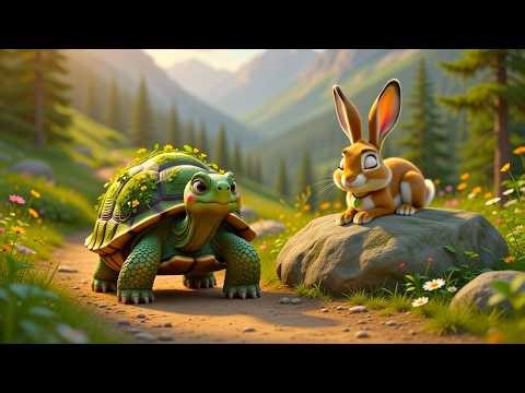 🐢 The Tortoise and the Hare (Interactive Story) 🏁 Slow & Steady Wins! | Mia & Udon