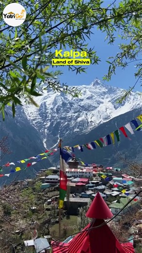 Kalpa – Where the Kinnaur Kailash Touches the Sky! 🏔️🕊️ #yatrigotours #travelindia #spiritualjourney