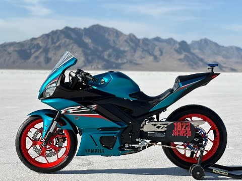 World's Fastest Yamaha R3! SIX Land Speed Records set at Bonneville Salt Flats! BMST Bike Week 2024