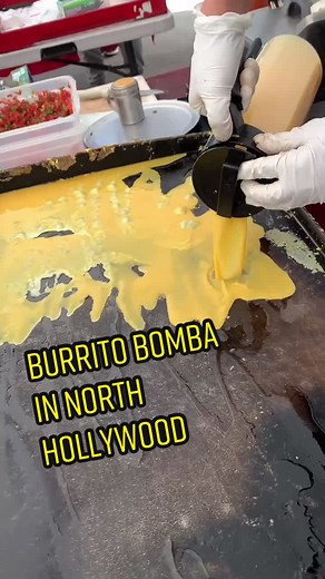 Delicious Breakfast Burrito at Burrito Bomba in North Hollywood