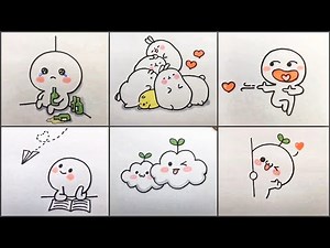 How To Draw Cute Sticker - Simple Sticker Drawing