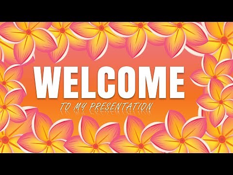 How to Make an eye catching Welcome Slide in PowerPoint