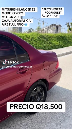 Mitsubishi Lancer ES 2002 en excelente estado