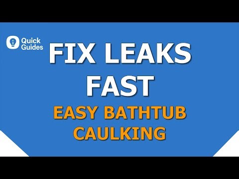 Stop Bathroom Leaks Fast Beginner Friendly Bathtub Re Caulking Guide