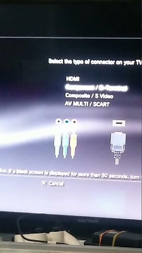 how to set the PS3 display