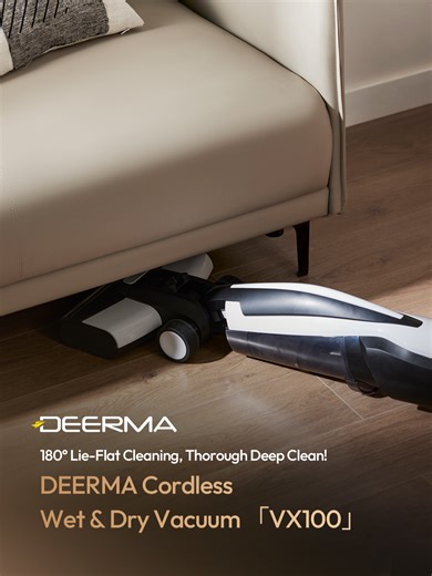 Deerma VX100 18KPa Cordless Wet & Dry Vacuum air kopi tumpah? Kicap terjatuh? Milo bersepah? VX100 datang, settle dalam minit! ☕🧹 #DeermaVX100 #CordlessVacuum #deermamalaysia #ramadansales #vx100