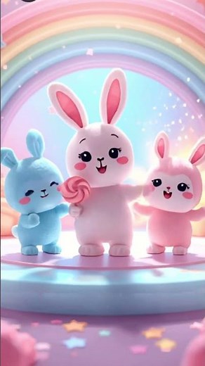 Bunny Hop Hop Song for Kids 🌈| JellyPop Dance Song