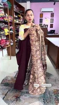 Mangalgiri Kalamkari Unstitched Cotton suits