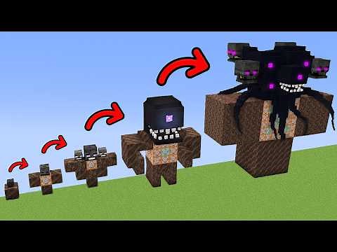 Wither Storm ALL PHASES in Minecraft