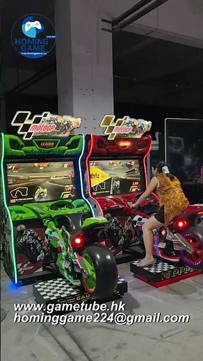 This high performance Motor GP Racing Arcade Simulator by HomingGame Factory #gamemachine