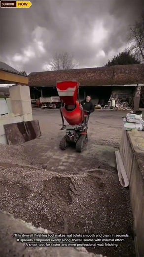 Compact & Powerful Tracked Concrete Mixer for Mixing and Transporting Materials in Tight Constructio