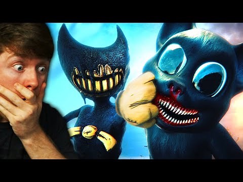 BENDY vs CARTOON CAT the REAL LIFE BATTLE