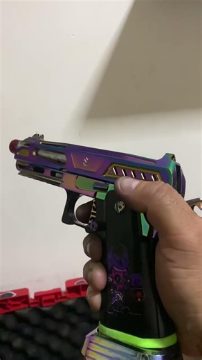 Hi capa custom full auto #airsoft #airsoftcqb #airsoftbrasil #amigosdotiro #pistoleiroairsoft