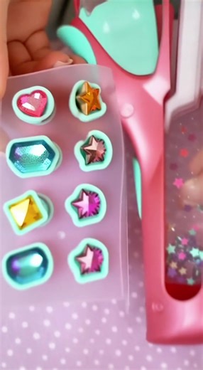💎✨ Add instant sparkle to your hair! The Hair Gem Stamper Kit lets you easily press reusable shining gems onto your hair — no heat, no damage, just glam! 👑 Perfect for parties, festivals, and everyday fun for girls of all ages. Get your sparkle on! 💫 #HairGemStamper #HairAccessories #GlamStyle #FestivalLook #BeautyTrends