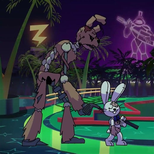 Burntrap & Vanny Walkabout | FNAF Security Breach Animation