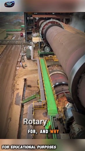 Inside the World’s Largest Rotary Cement Kiln: How Cement is Made #documentary #usashorts #usa#fyp
