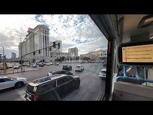 Riding the Deuce Bus Down the Las Vegas Strip to Downtown (September 11, 2023)