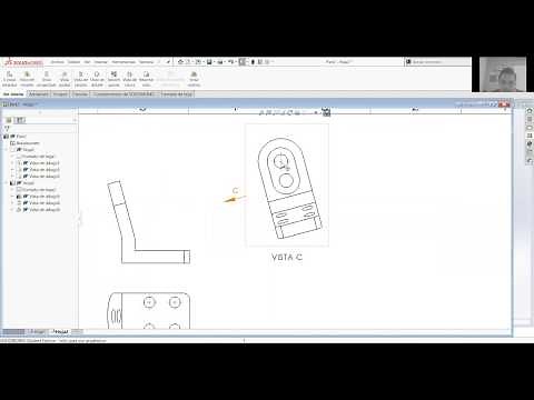 Creación de vistas auxiliares en Solidworks