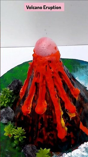 Science Project | Working Model of Volcano | Volcano Eruption | School Project