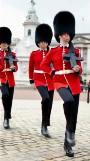 London Walk: Royal Guard Break Into Epic Dance!