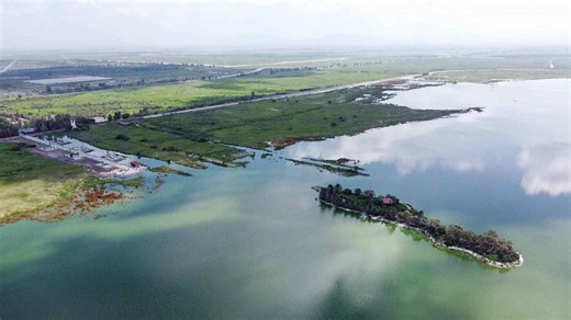 Así se Ve Actualmente Zona del Lago de Texcoco que Estaba Destinada al Aeropuerto | N