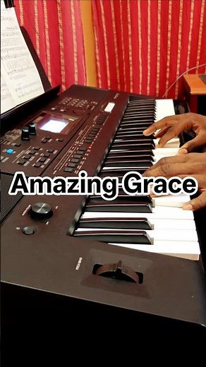 Amazing Grace - Pipe Organ Cover (with Lyrics)