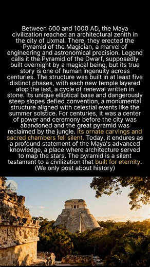 9.1K views · 312 reactions | The Pyramid of the Magician is a masterwork of Mayan astronomy and engineering. #history #archaeology #ancienthistory | Revealed | Facebook