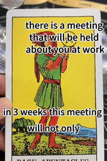 There is a meeting that will be held about you at work #adventuretime #tarotreading #fyp #emilyblessingu #tarot