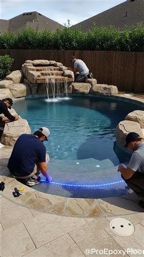 Backyard Pool Construction Time-lapse #swimmingpool #dreamhome #pool #landscape #construction