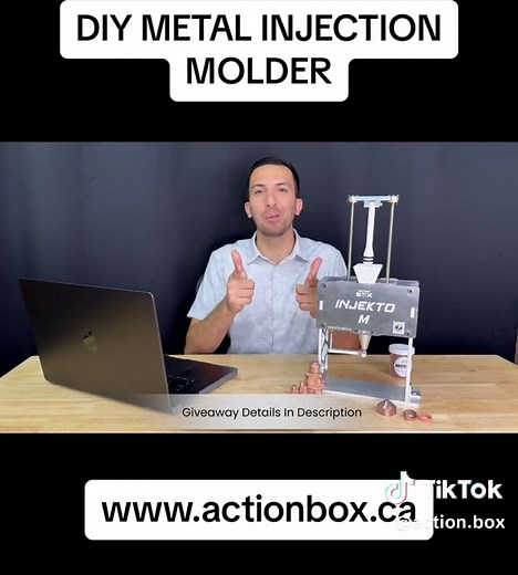 DIY Metal Injection Molding with MASTE Check out @BIX Influencer Marketing if you’re a small business owner looking for influencers to promote your products, or a content creator looking for paid brand deals. We made a DIY Metal Injection Molding Machine. Yes, you read that correctly. We managed to take our INJEKTO (plastic injection molder) and convert it into INJEKTO M which is capable of injecting MASTE (our Metal Paste). Simply put, once we shape MASTE by injecting it into a mold or even jus