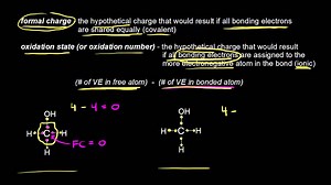 Comparing formal charges to oxidation states