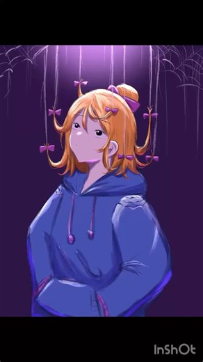 蜘蛛のいたずら #イラストメイキング#イラスト#shorts
