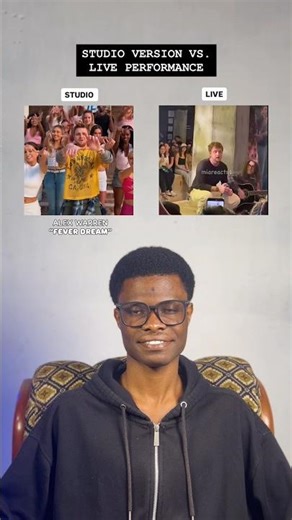 Studio Version Vs. Live Performance: Alex Warren "FEVER DREAM" #shorts #alexwarren #music #trend