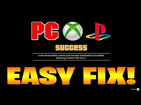 How To FIX GTA 5 ONLINE SERVERS DOWN On PC! (A New Content Pack Has Been Downloaded And Installed)