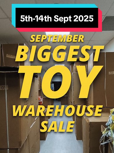 Massive Toy Warehouse Sale in Singapore, Kallang Park