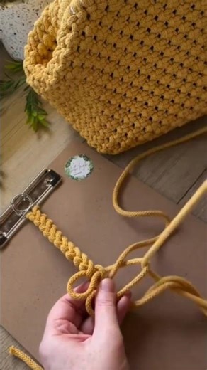 Crochet Bag Handle/Strap Tutorial (Macrame Cord)