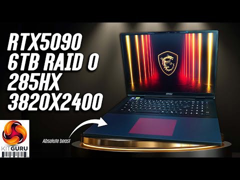 MSI Titan 18 HX AI: The most powerful laptop we have tested