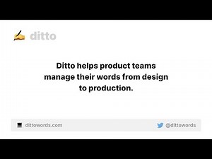 Ditto Demo