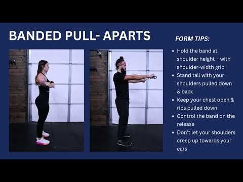 How to Perform Banded Pull-Aparts | Exercise Tutorial & Form Tips