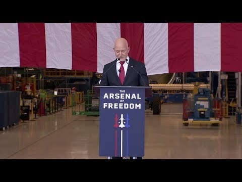 Jeff Bezos says Blue Origin will showcase 'arsenal of freedom'