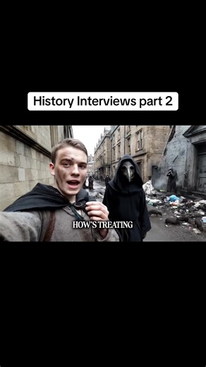 History Interviews part 2 🦠 #history #ai #blackplague #england | black plague